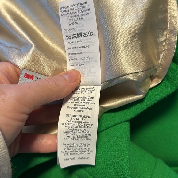 Green Classic Lady Coat by JCrew NOWT. - Picture 9 of 11